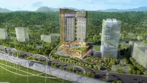 Tổng thể dự án Hilton Hạ Long khi nhìn từ trên cao