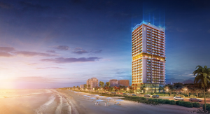 Condotel TMS Luxury Hotel Đà Nẵng nằm ngay trung tâm thành phố (Ảnh: Nguồn Internet)