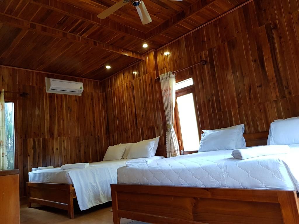 Thiết kế phòng đơn giản, mộc mạc và gần gũi tạo sự thoải mái nhất cho khách nghỉ