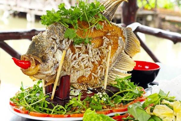 Cá tai tượng chiên xù món ngon khó cưỡng lại được, đặc sản Vĩnh Long