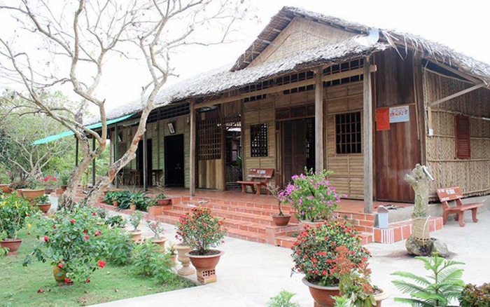 Homestay Vĩnh Long với thiết kế đặc trưng của miền Tây Nam bộ.