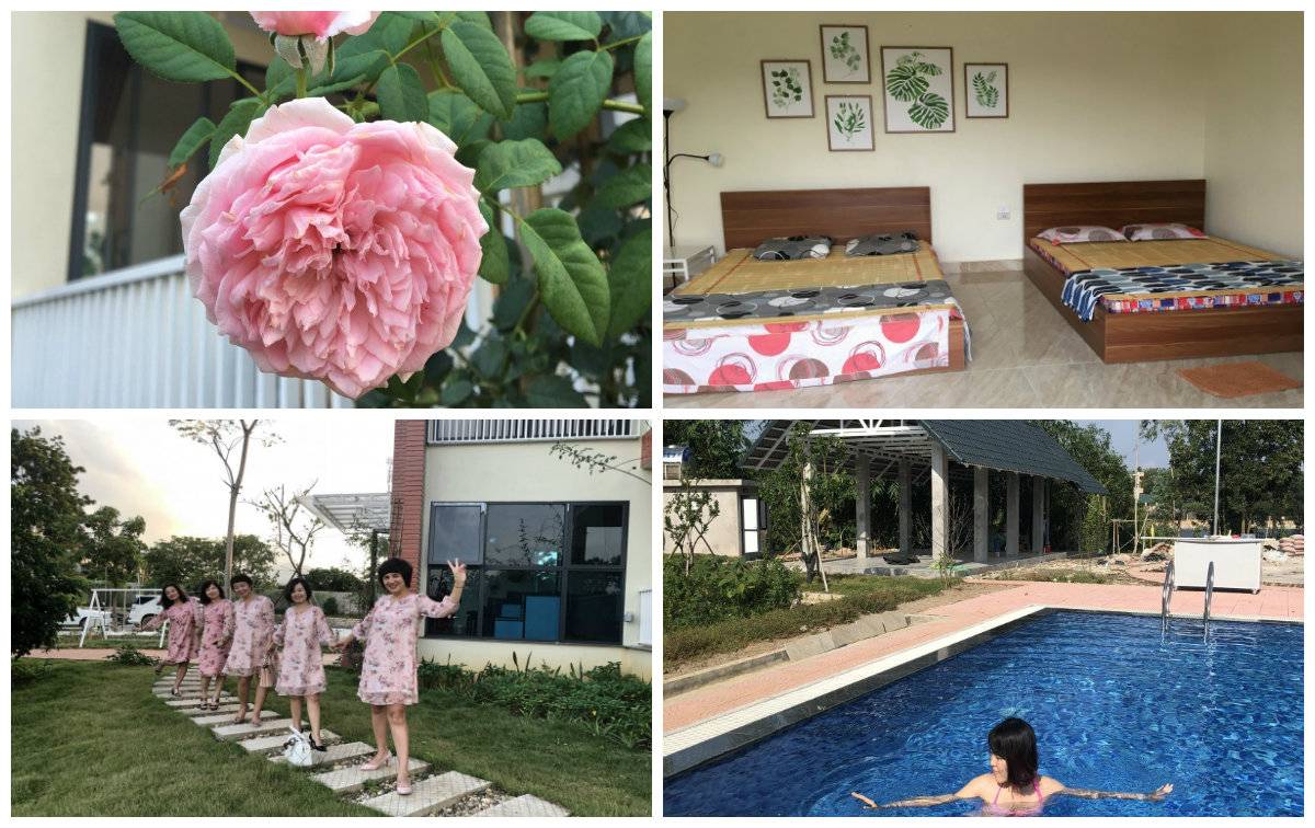 Vườn hồng villa tại Ba Vì, Hà Nội