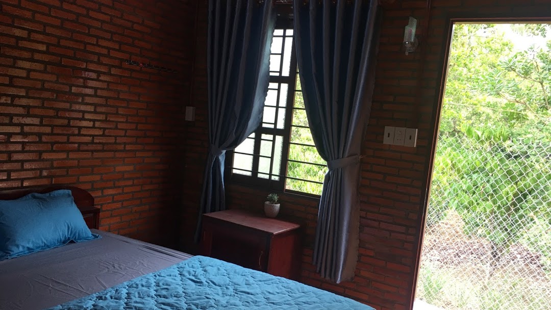 Phòng nghỉ tại homestay Nam Cát Tiên